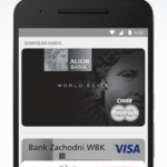 Zrzut ekranu 2 - Screen przedstawia widok aplikacji Android Pay na ekranie smartfona.