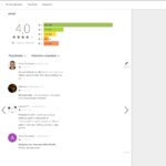 Zrzut ekranu 3 - Garść przykładowych, negatywnych opinii z Google Play o aplikacji Google TalkBack.